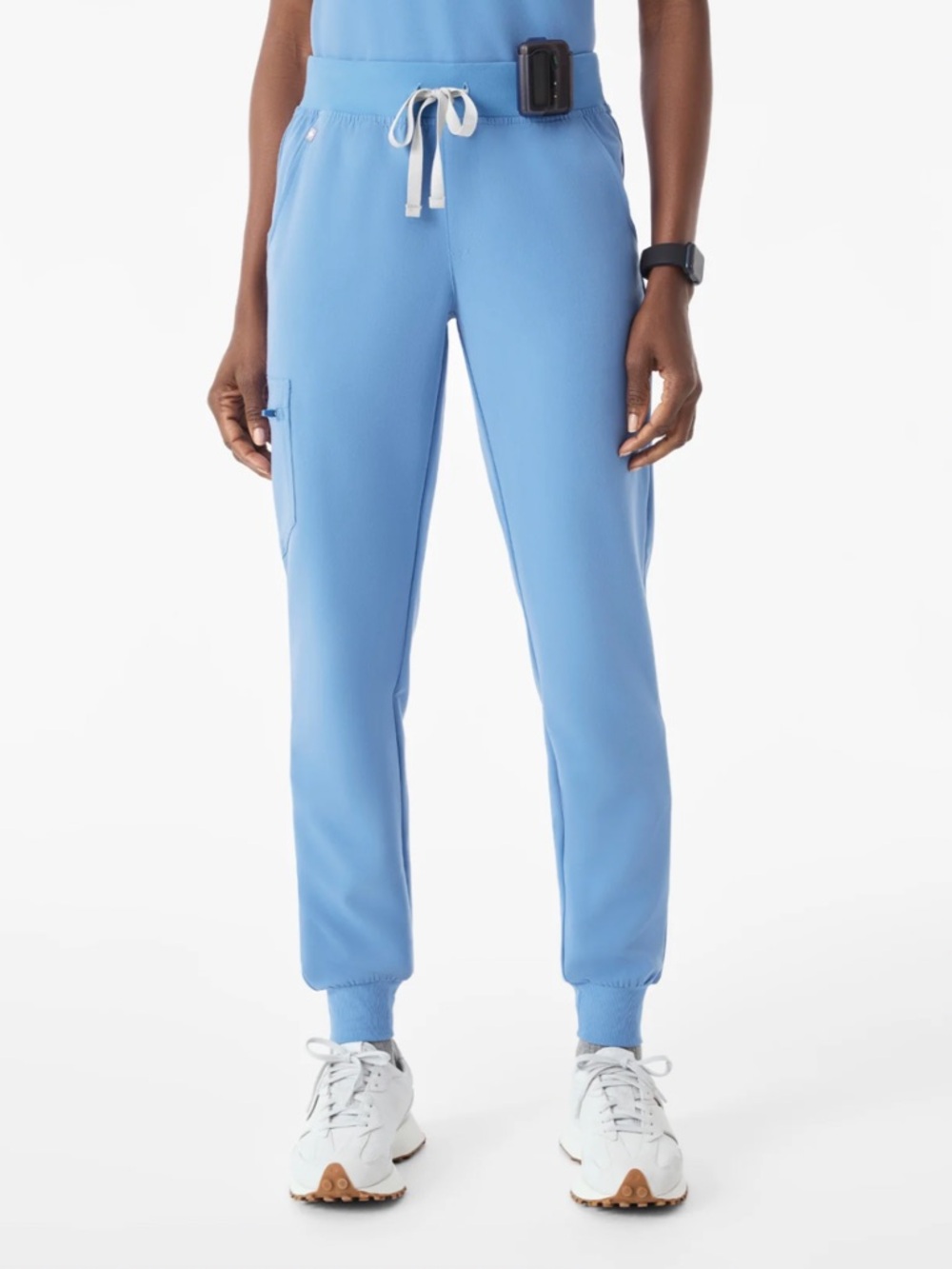 Figs Ceil Blue Women's Zamora Jogger Pants with Drawstring